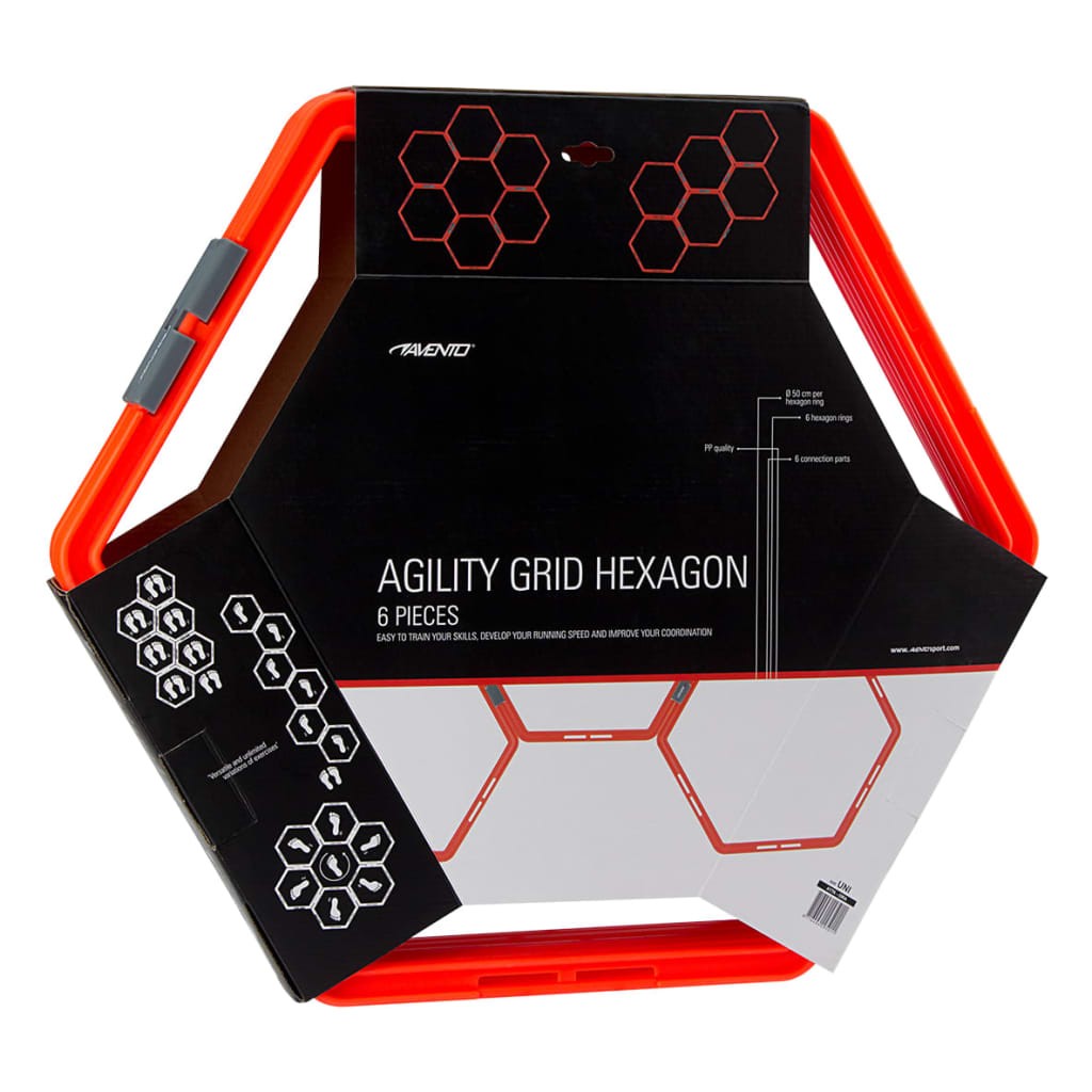Avento Agility Grids  6 pcs Hexagon